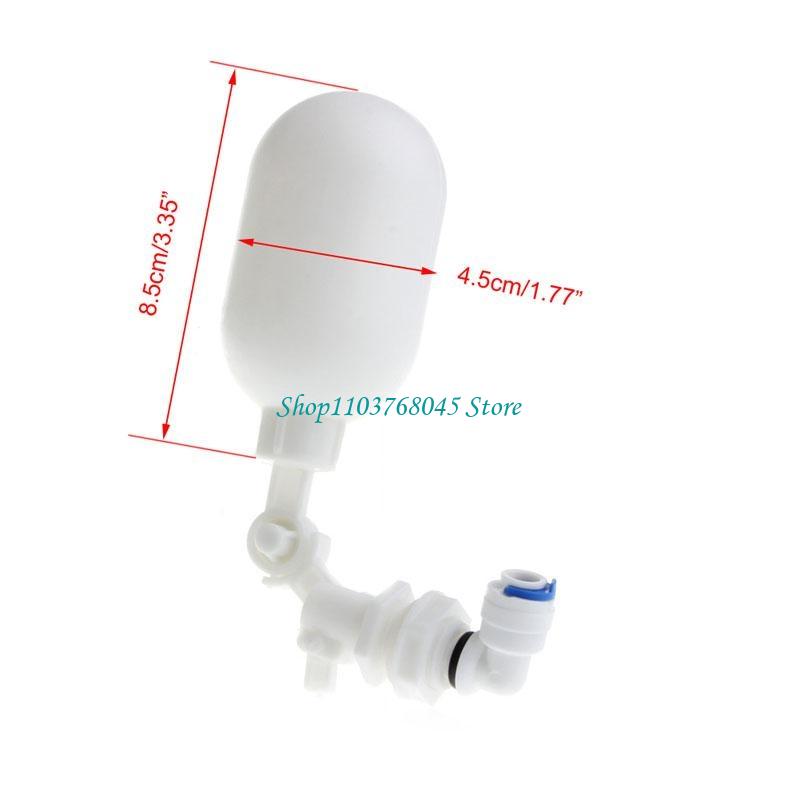 Float Ball Valve - R53F 1/4 インチプラスチックフロートボールバルブ自動充填魚タンク水族館水