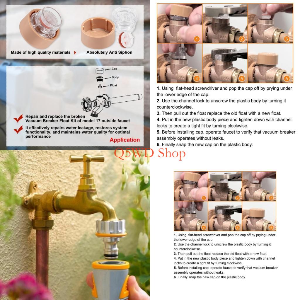 Float Ball Valve - Q5WD -17VB 真空ブレーカーフロートボールキット耐食性金属クイックインストール