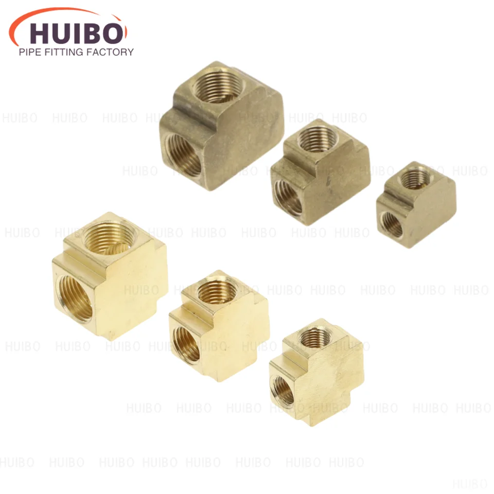 Compression Fitting Brass - 真ちゅう製空気圧継手,グリースシステム,めねじ,正方形パイプ,1/4 