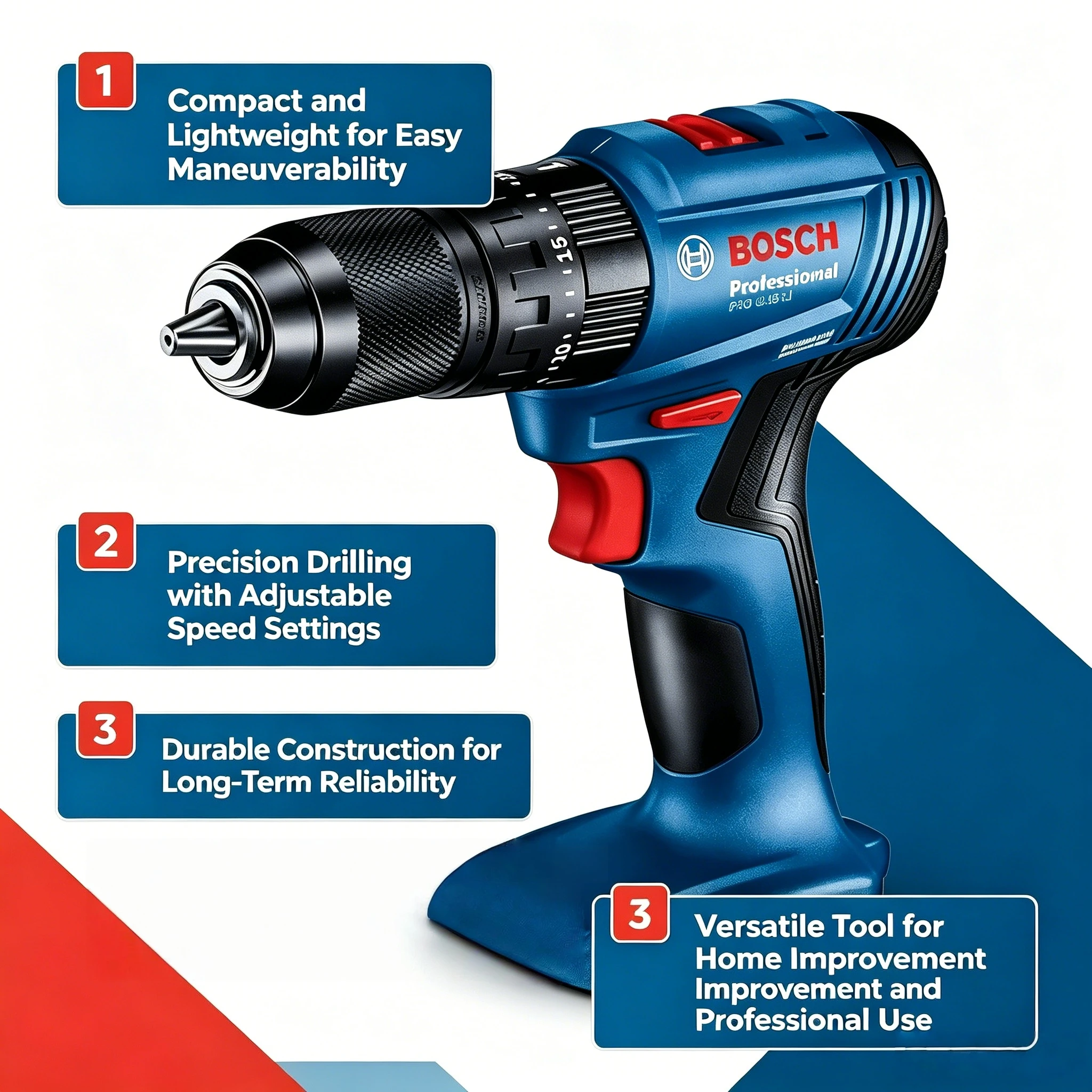 Bosch Drill Gsb 18V - BOSCH GSB 185-LI ブラシレス インパクトドライバー、18V コードレス電動ドライバー、多機能パワーツール