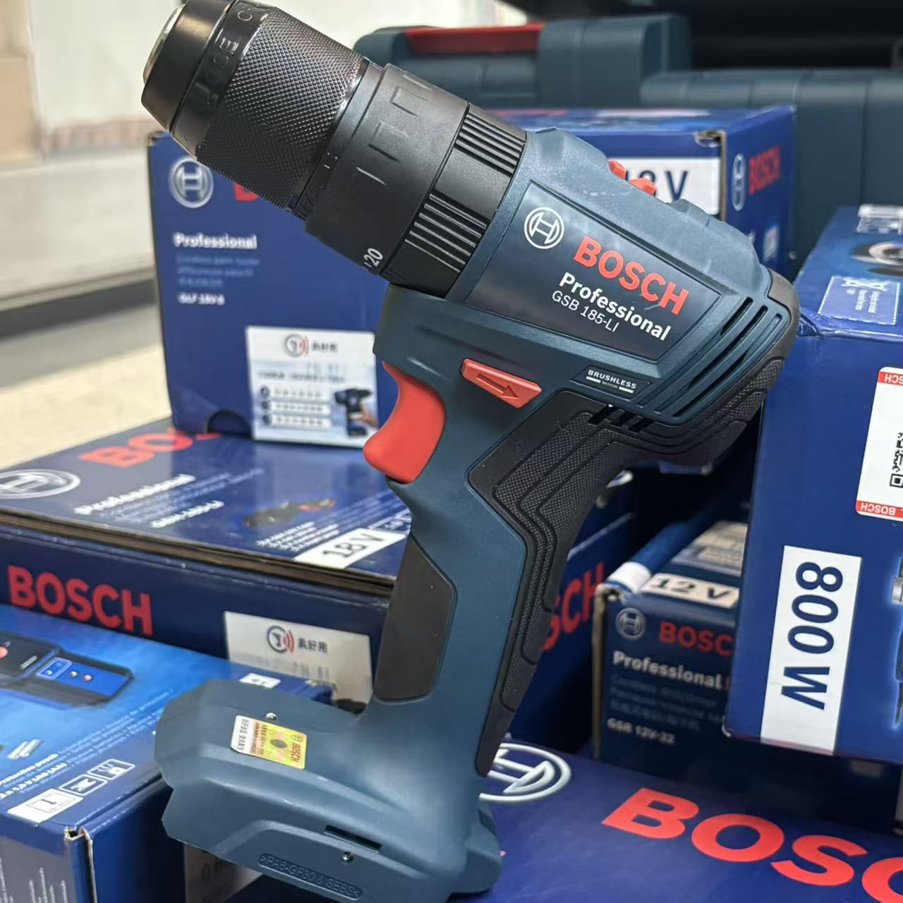ボッシュ GSB 185-LI ブラシレスコードレスインパク - Bosch Drill Gsb 18V のレビューと価格