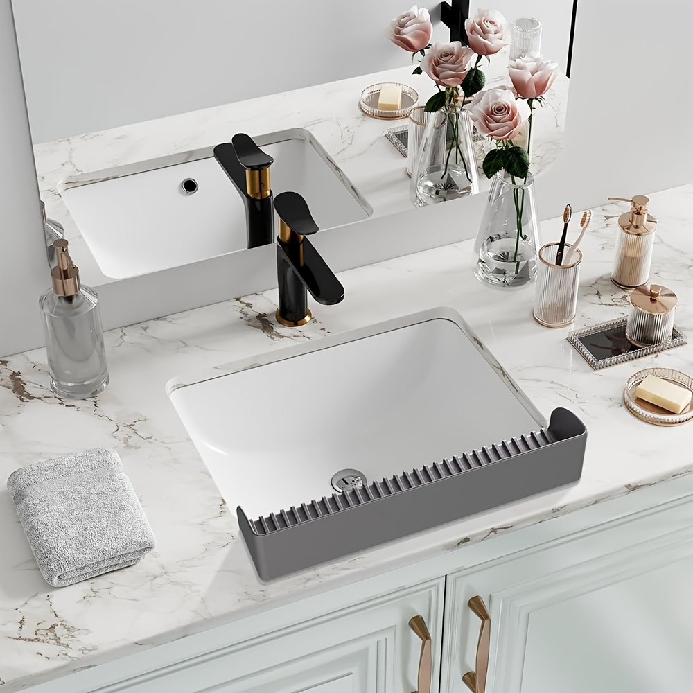 シリコン製シンクスプラッシュガード キッチンとバスルーム用  - Silicone Tap Washer のレビューと価格