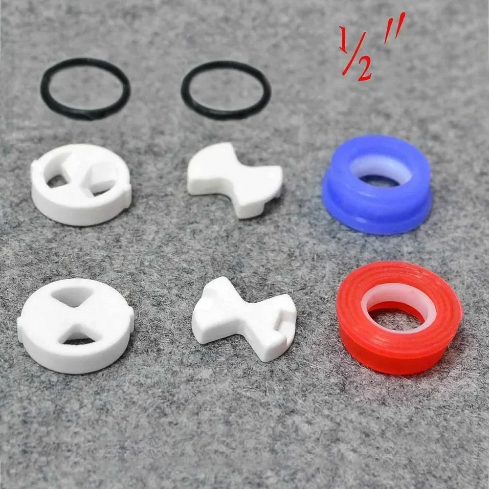 6個セット セラミックディスク シリコンワッシャー インサー - Silicone Tap Washer のレビューと価格