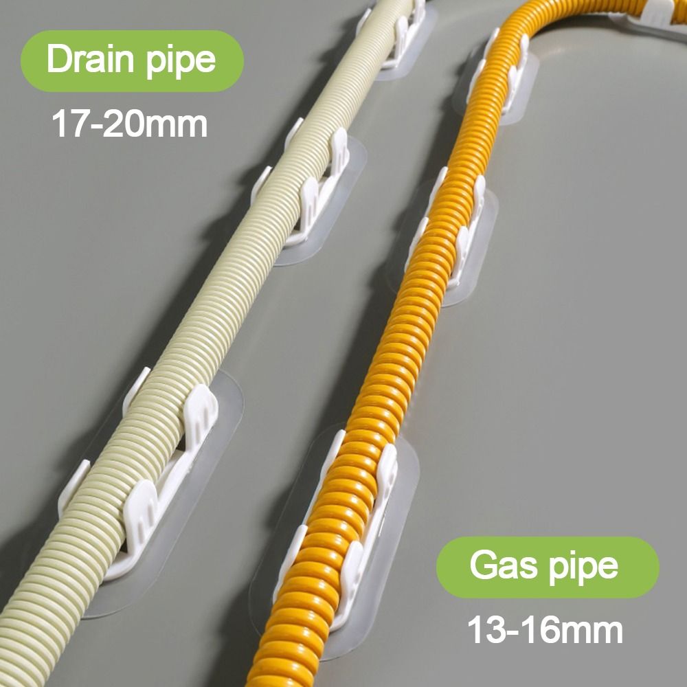 5 個のプラスチックパイプクランプフックケーブルクリップパイ - Drain Pipe Clip のレビューと価格