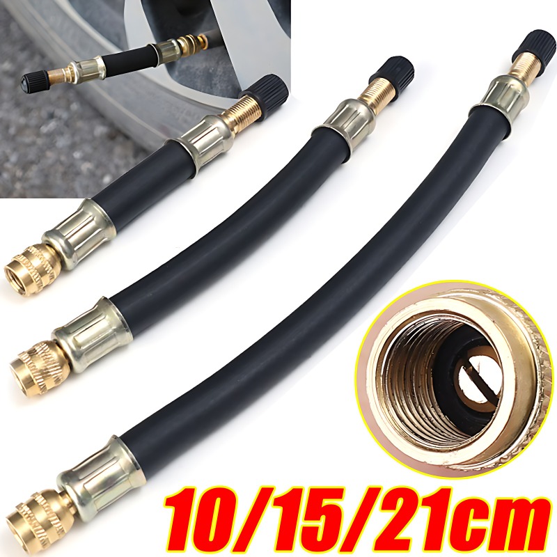 10/15/21 センチメートル柔軟なゴムタイヤバルブインフ - Flexible Hose Braided のレビューと価格