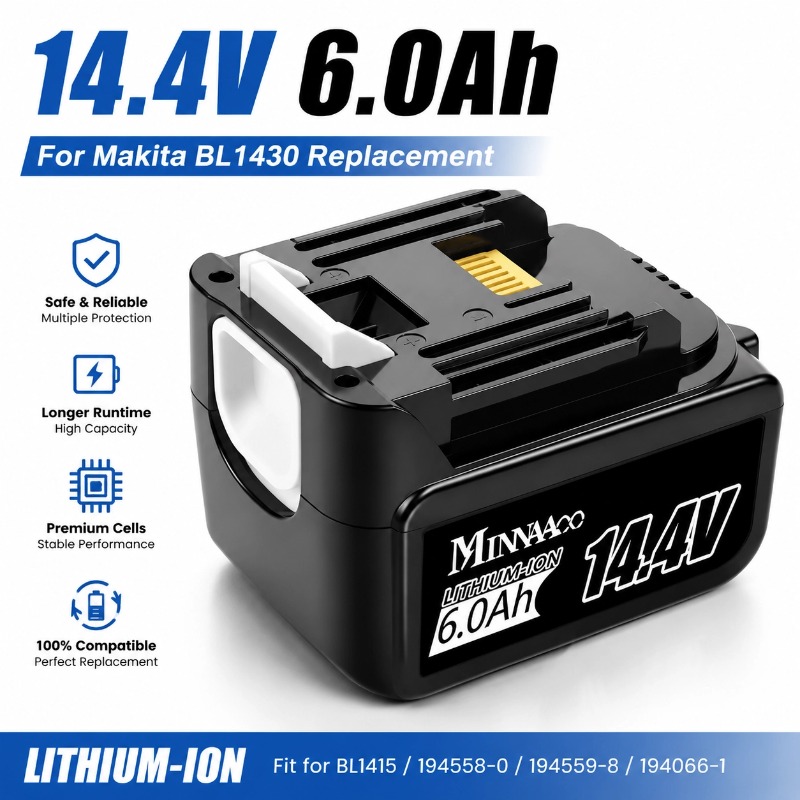 マキタ14.4V 6.0Ah 5.0Ahリチウムイオン充電式 - Makita Drill Hp1640 のレビューと価格