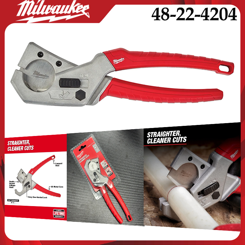 ミルウォーキー 48-22-4204 ラチェット式PVCパイ - Pipe Cutter Ratchet のレビューと価格