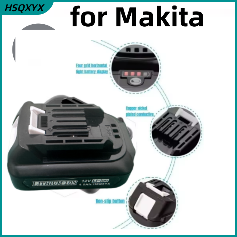 マキタ BL1040 12V 3コアワイヤレスツールバッテリ - Makita Drill Hp1640 のレビューと価格